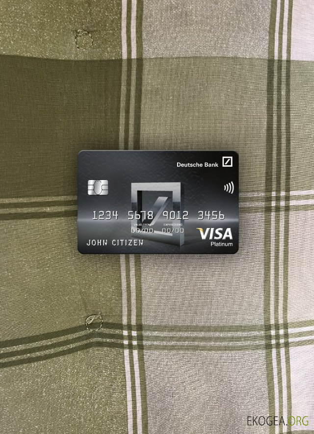Mexique Deutsche Bank Visa Platinum Card Photolook , avant